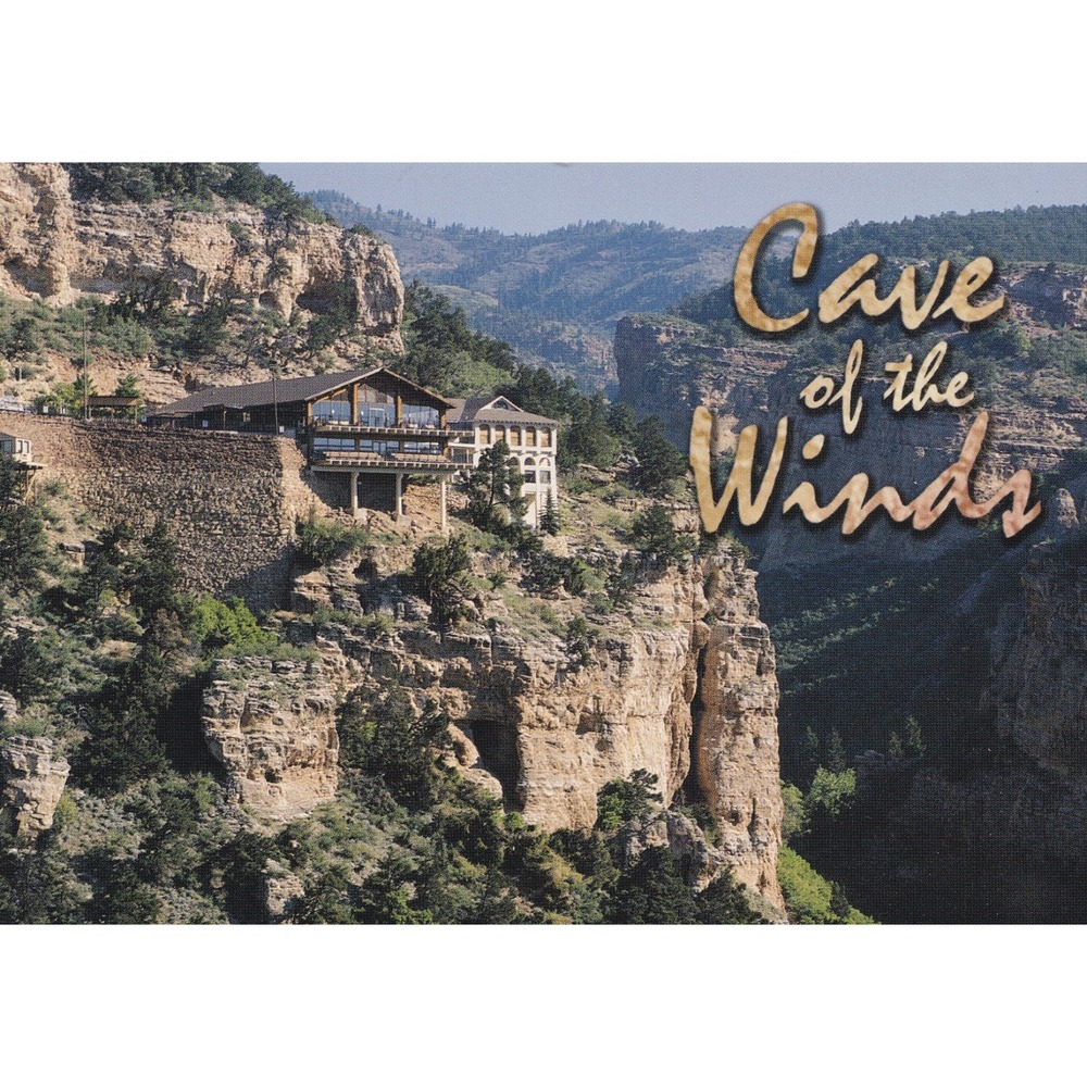 Cave of the Winds Manitou Springs CO Postcard Scenic Adventure Travel Sanborn